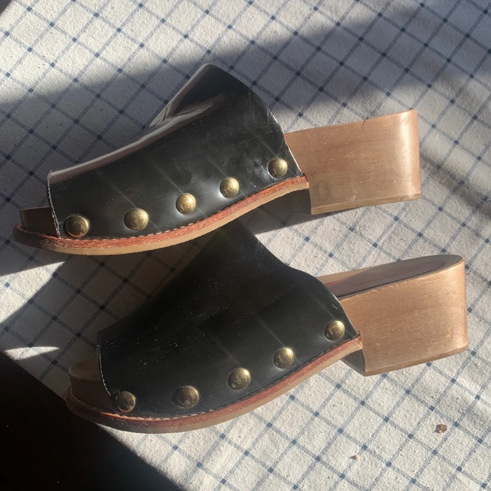 Rachel Comey Studded Wooden Clog 10